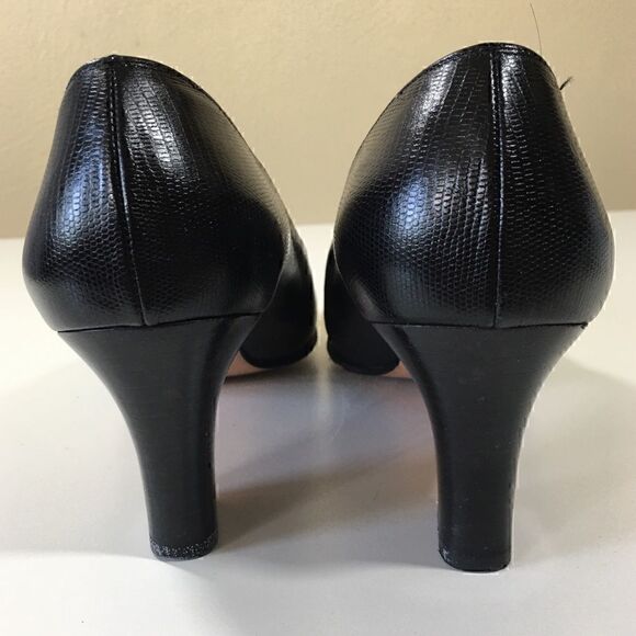 SALVATORE FERRAGAMO NILLA 8.5 AA lizard leather pumps - Picture 6 of 8